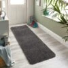 B&M Buddy Plain Shaggy Grey Runner Doormat -Home Accessories Store 392183 buddy plain shaggy runner 50 x 150cm grey 4