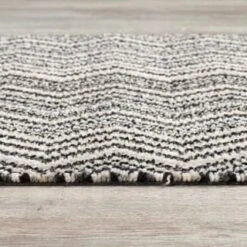 B&M Buddy Chevron Mono Doormat -Home Accessories Store 392186 buddy chevron mat mono 2