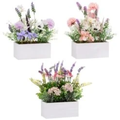 Bloom Floral Window Box - Purple 7 Bloom Floral Window Box - Purple -Home Accessories Store 392832 floral window box group