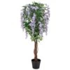 Bloom Wysteria Tree In Pot - Purple 1 Bloom Wysteria Tree In Pot - Purple -Home Accessories Store 392870 4ft wysteria tree purple