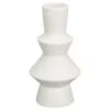 B&M Small Shaped Vase - White 1 B&M Small Shaped Vase - White -Home Accessories Store 394351 shaped vase white