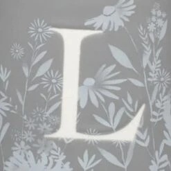 B&M Floral Alphabet Mug (Assorted) -Home Accessories Store 394397 floral alphabet mug grey l 2