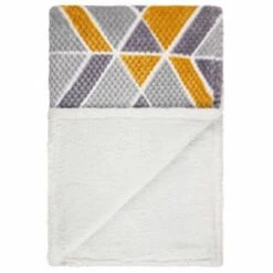 B&M Simply Geo Waffle Throw - Ochre 9 B&M Simply Geo Waffle Throw - Ochre -Home Accessories Store 394916 simply geo waffle throw ochre 3