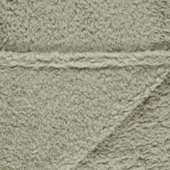 B&M Simply Two Tone Teddy Throw - Sage -Home Accessories Store 394928 simply plain teddy throw sage 2