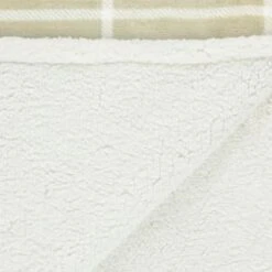 Winston Sage Check Sherpa Throw -Home Accessories Store 394950 winston sage check sherpa throw 4