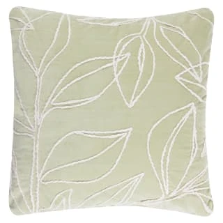 Botanical Green Leaf Stitch Cushion 3 Botanical Green Leaf Stitch Cushion
