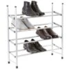 Spaceways 4 Tier Extendable Shoe Rack 1 Spaceways 4 Tier Extendable Shoe Rack -Home Accessories Store 395542 383994 spaceways 4 tier extendable shoe rack