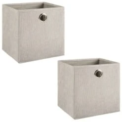 Lokken Cord Storage Cubes 2pk - Light Grey -Home Accessories Store 395811 2pk cord lokken storage cubes light grey 3
