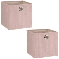 Lokken Cord Storage Cubes 2pk - Pink 8 Lokken Cord Storage Cubes 2pk - Pink -Home Accessories Store 395813 2pk cord lokken storage cubes pink