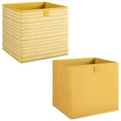 Lokken Mark Making Storage Cubes 2pk - Ochre 10 Lokken Mark Making Storage Cubes 2pk - Ochre -Home Accessories Store 395847 2pk lokken ochre storage cubes mark making 3