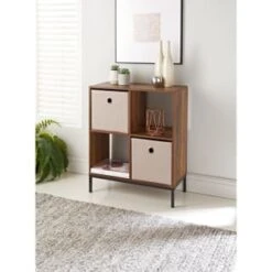 Lokken Linen Storage Cubes 2pk - Natural -Home Accessories Store 395852 2pk linen lokken storage cubes natural