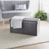 B&M Velvet Storage Box - Grey 1 B&M Velvet Storage Box - Grey -Home Accessories Store 395861 velvet storage box grey 2