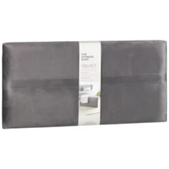 B&M Velvet Storage Box - Grey -Home Accessories Store 395861 velvet storage box grey