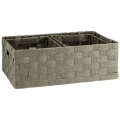 B&M Caen Set Of 3 Paper Rope Baskets - Grey 10 B&M Caen Set Of 3 Paper Rope Baskets - Grey -Home Accessories Store 395868 caen set of 3 paper rope baskets grey
