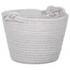 B&M Cara Rope Basket With Handle - Grey -Home Accessories Store 395880 cara rope basket with handle grey