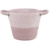 B&M Two Tone Rope Basket - Pink -Home Accessories Store 395885 two tone rope basket pink