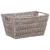 B&M Paper Rope Basket - Grey -Home Accessories Store 395984 paper rope basket grey