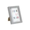 B&M Colourblock Frame 4 X 6" - Silver -Home Accessories Store 396248 basic colourblock frame 4x6 silver 2