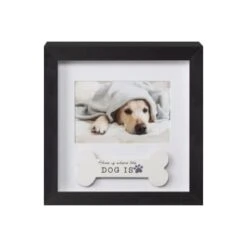 B&M Box Photo Frame - Home Is Where The Dog Is -Home Accessories Store 396342 box frame home is where the dog is 2