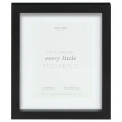 B&M New York Box Photo Frame - 6 X 8" - Black -Home Accessories Store 396443 new york box frame 8x10 black