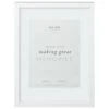 B&M A4 New York Box Photo Frame - White -Home Accessories Store 396444 new york box frame mounted a3 white