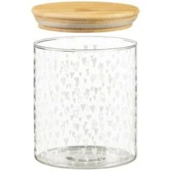 B&M Printed Glass Bamboo Storage Jars 3pc 8 B&M Printed Glass Bamboo Storage Jars 3pc -Home Accessories Store 396485 3pk printed glass bamboo storage jars 4