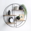 B&M Michigan Round Multi-Section Shelf -Home Accessories Store 397377 michigan circular shelf