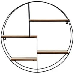 B&M Michigan Round Multi-Section Shelf -Home Accessories Store 397377 michigan circular shelf 2