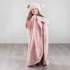 Simply Kids Hooded Sherpa Blanket - Blush 2 Simply Kids Hooded Sherpa Blanket - Blush -Home Accessories Store 400215 simply kids hooded sherpa blanket blush